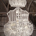 Erb Schwarzenbergů vytvořený z lidských kostí