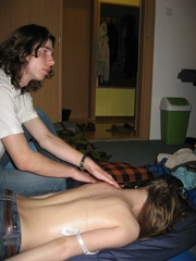 A tentokrát si užívá masáž Alisma :)