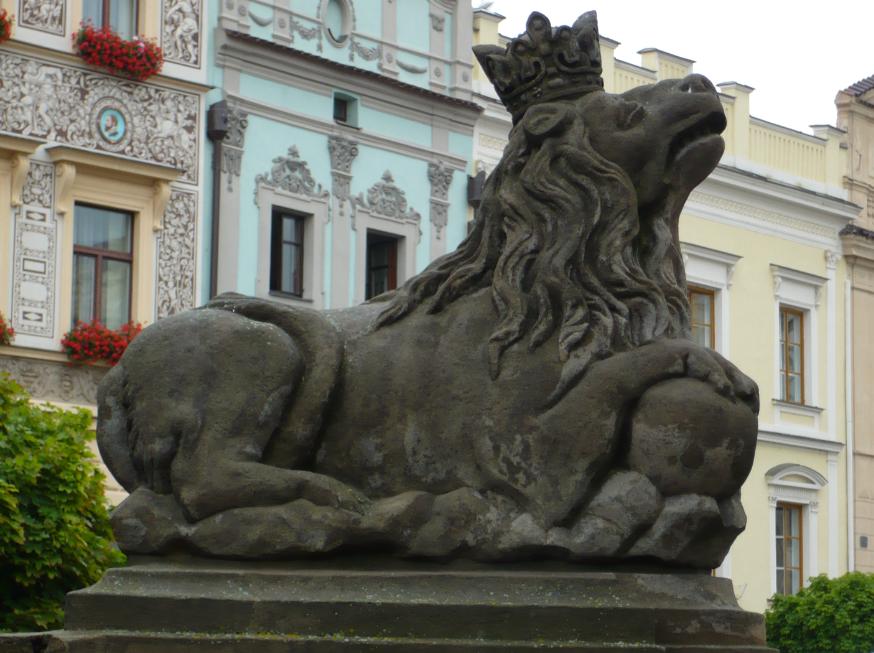 Lev v umění - Perštýnské nám., Pardubice