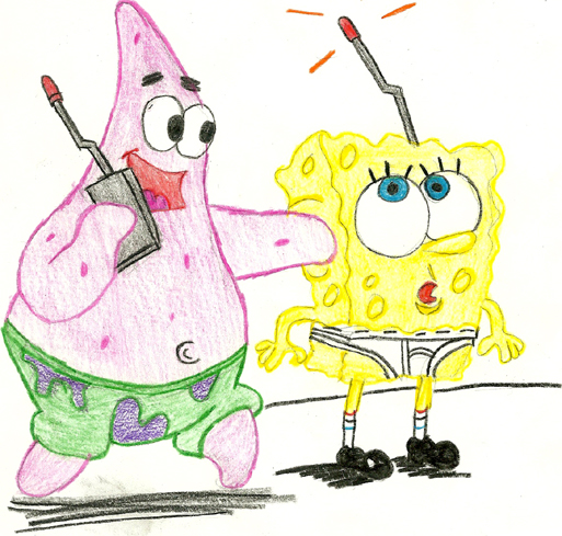 Patrik a Spongebob