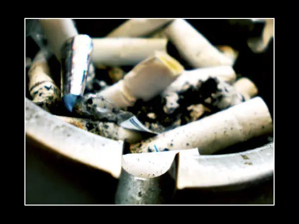 Ash left only