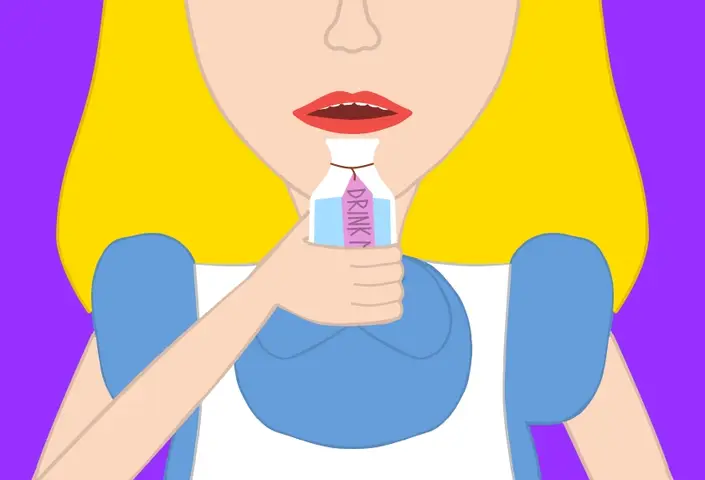 Drink me, Alice