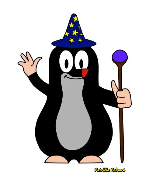 Krteček kúzelníkom