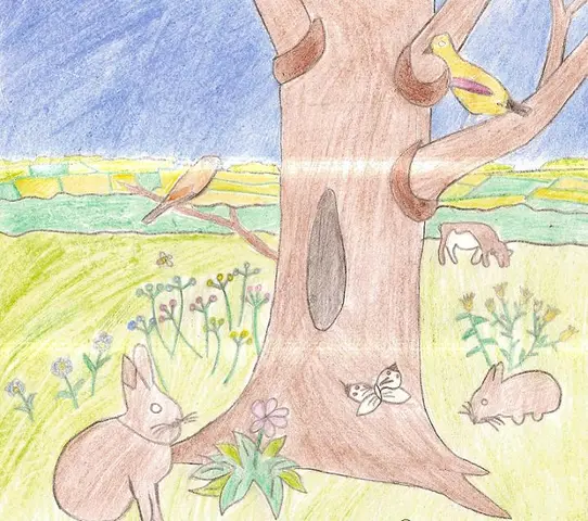 dielo: idylka autor: Rosa Marike Mazzone