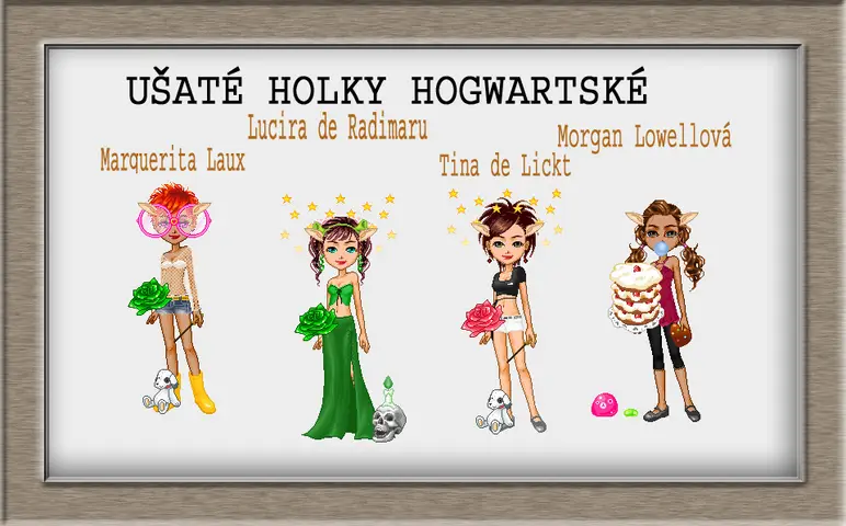ušaté holky hogwartské
