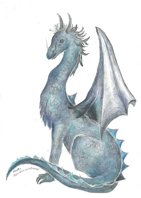 Safírový drak