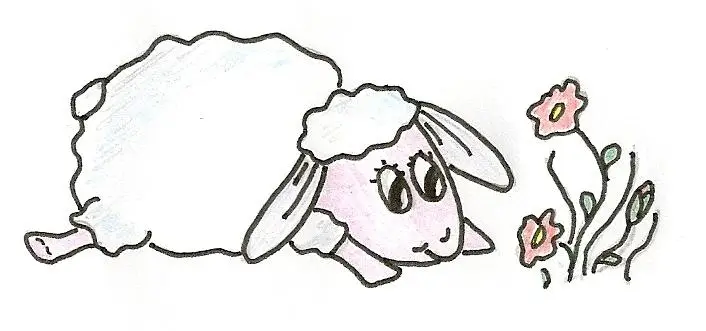 Ležící ovečka