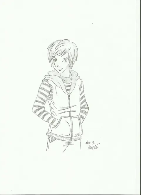 Boy with a scar