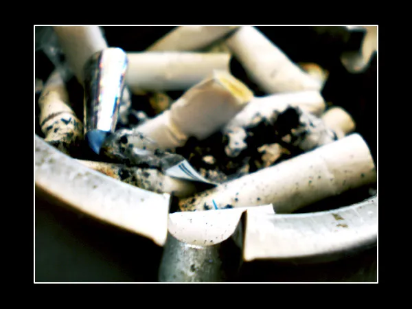 Ash left only