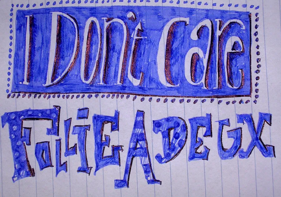 I don´t care