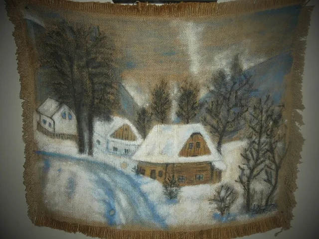 Zimní vesnička