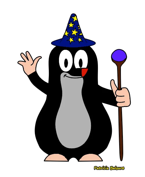 Krteček kúzelníkom