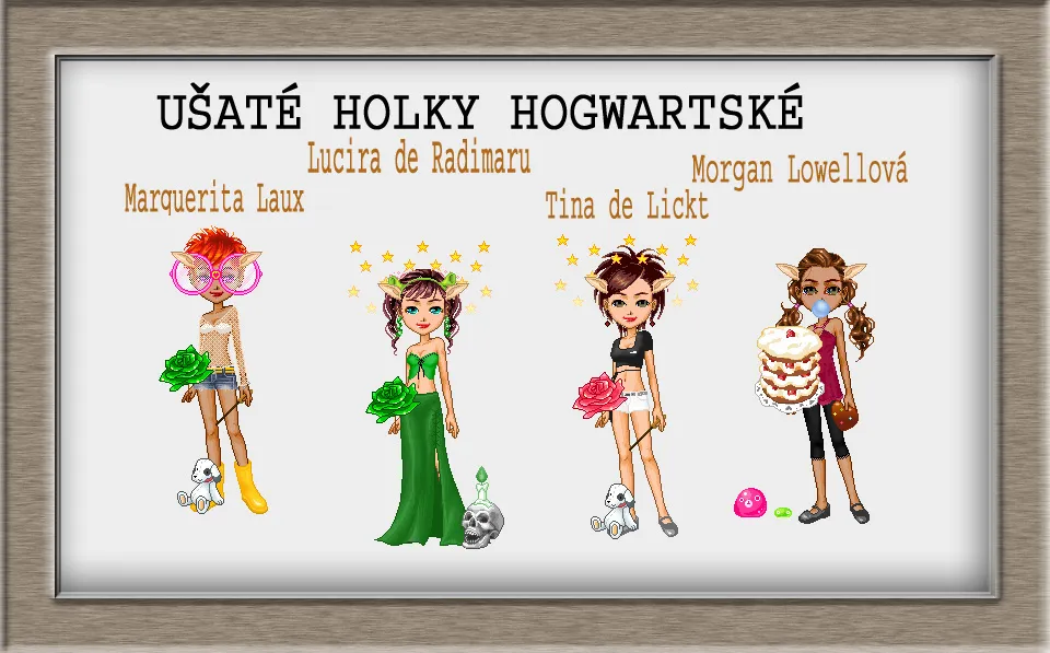 ušaté holky hogwartské