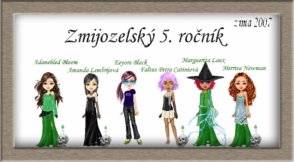 Zmijozelský 5. ročník (zima 2007)