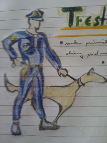 policista se psem