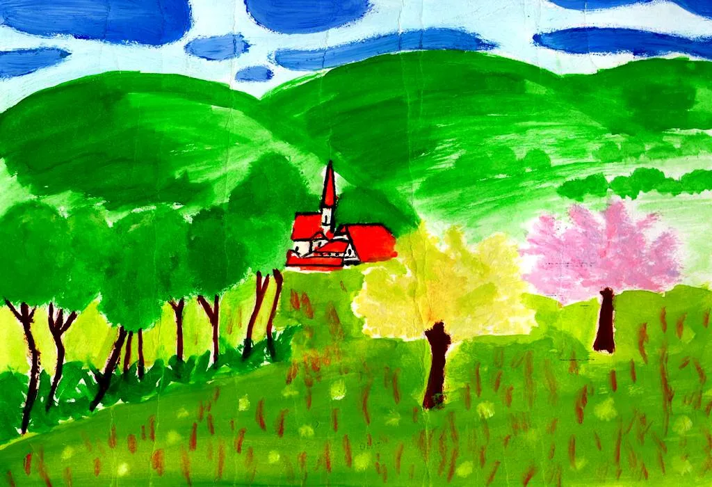 Kostelík v horách