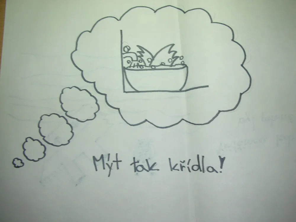 Skicujeme češtinu - mýt křídla