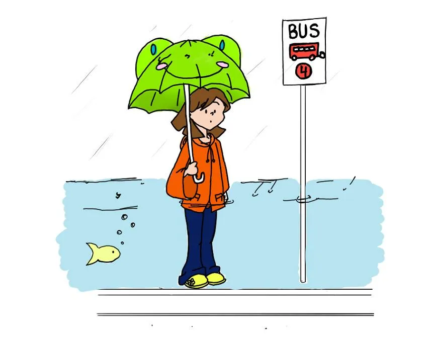 Čekání na autobus
