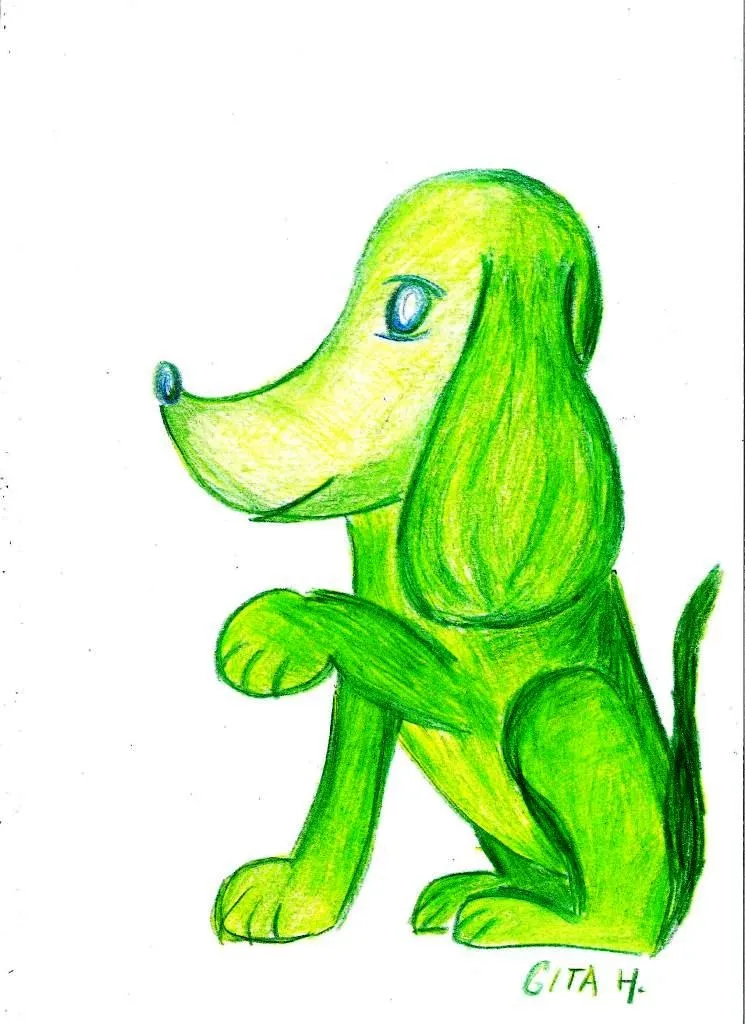 Zelený pejsek